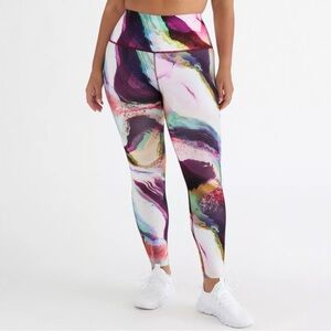 KNIX HiTouch High Rise legging in “Flow Motion” Multi Abstract Size M